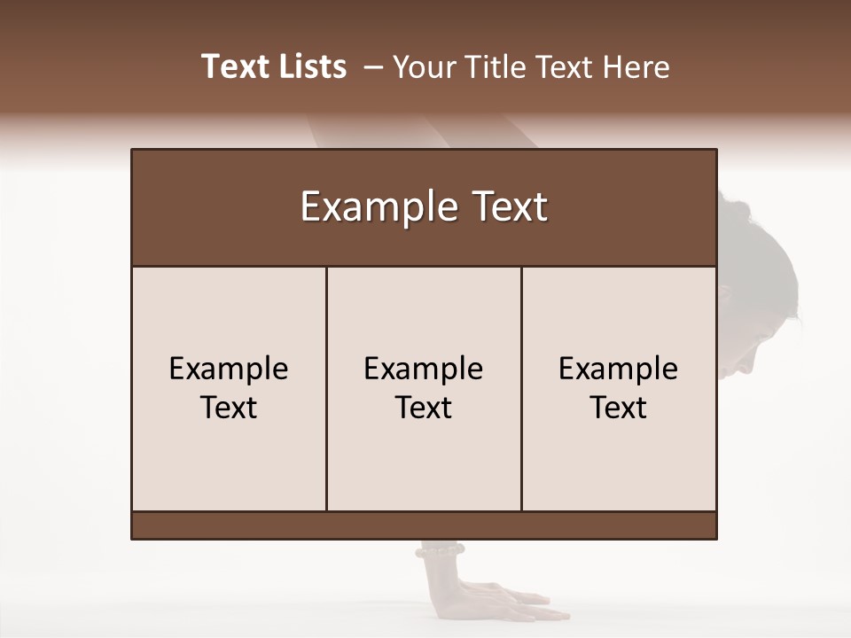Wellbeing Stretching Serene PowerPoint Template