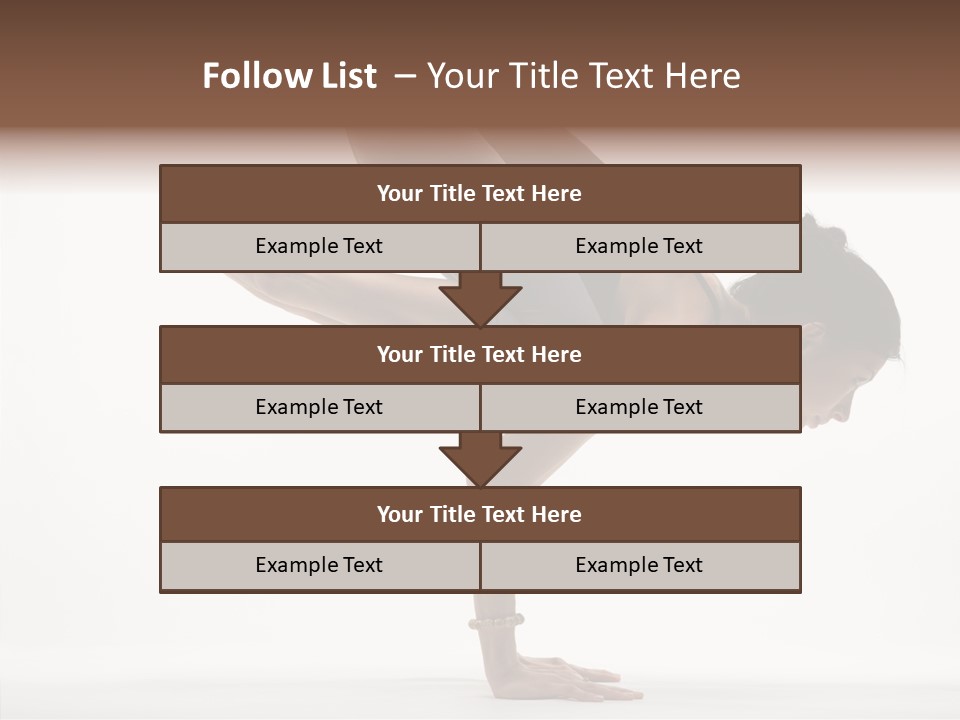 Wellbeing Stretching Serene PowerPoint Template
