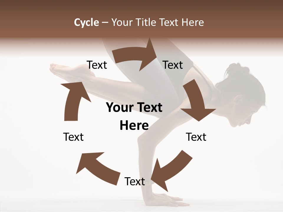 Wellbeing Stretching Serene PowerPoint Template