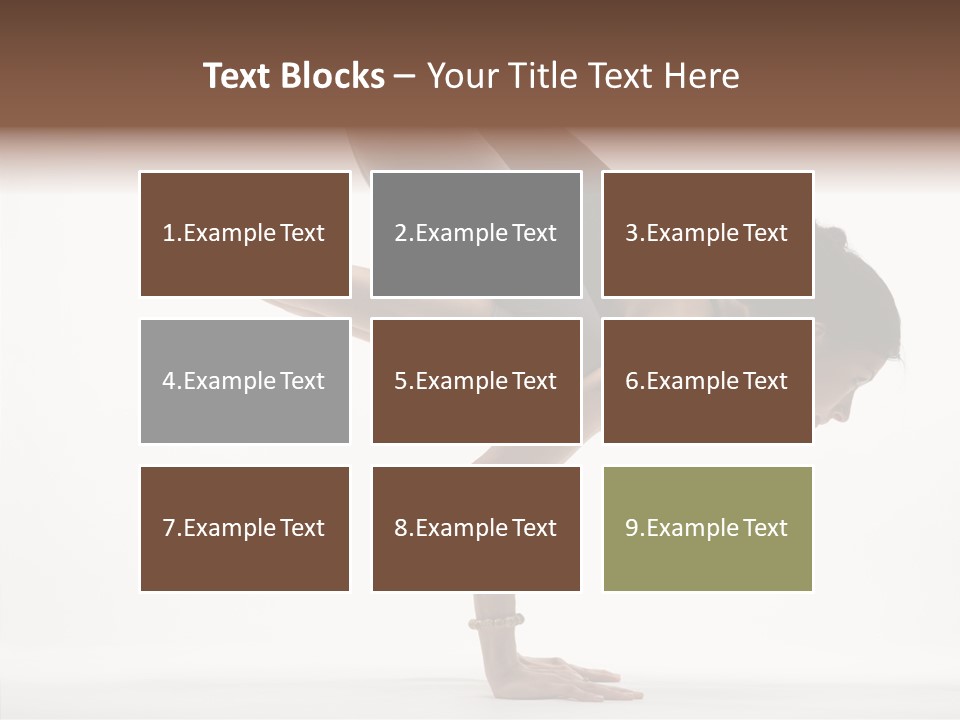 Wellbeing Stretching Serene PowerPoint Template