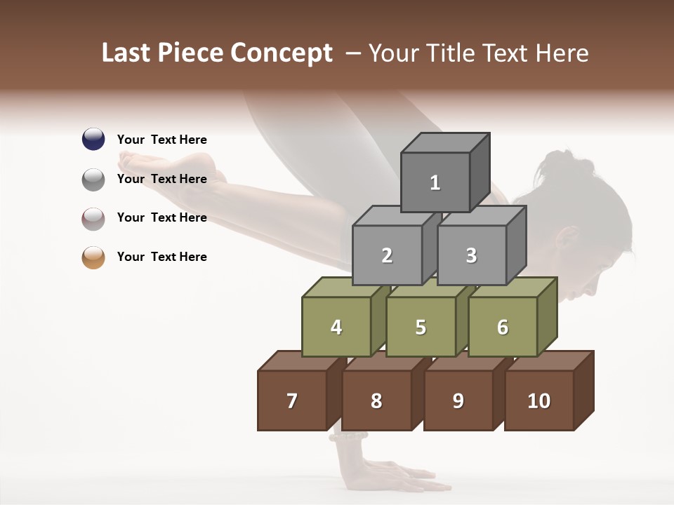 Wellbeing Stretching Serene PowerPoint Template