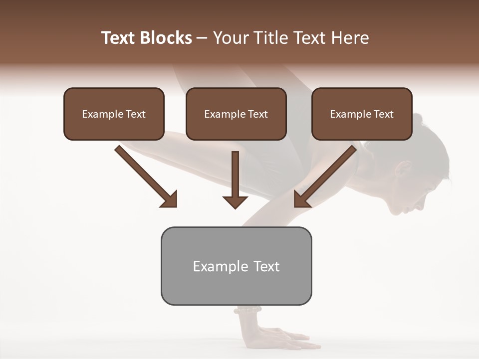 Wellbeing Stretching Serene PowerPoint Template