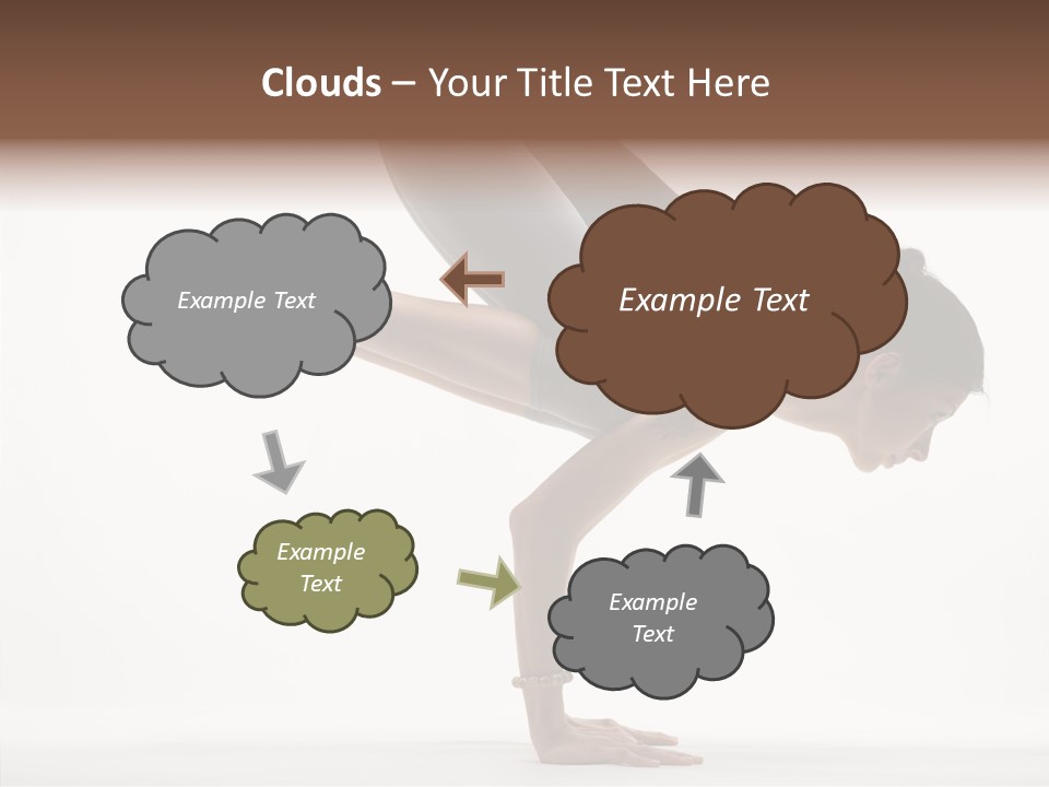 Wellbeing Stretching Serene PowerPoint Template