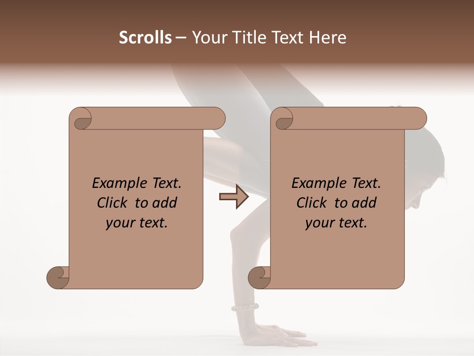 Wellbeing Stretching Serene PowerPoint Template