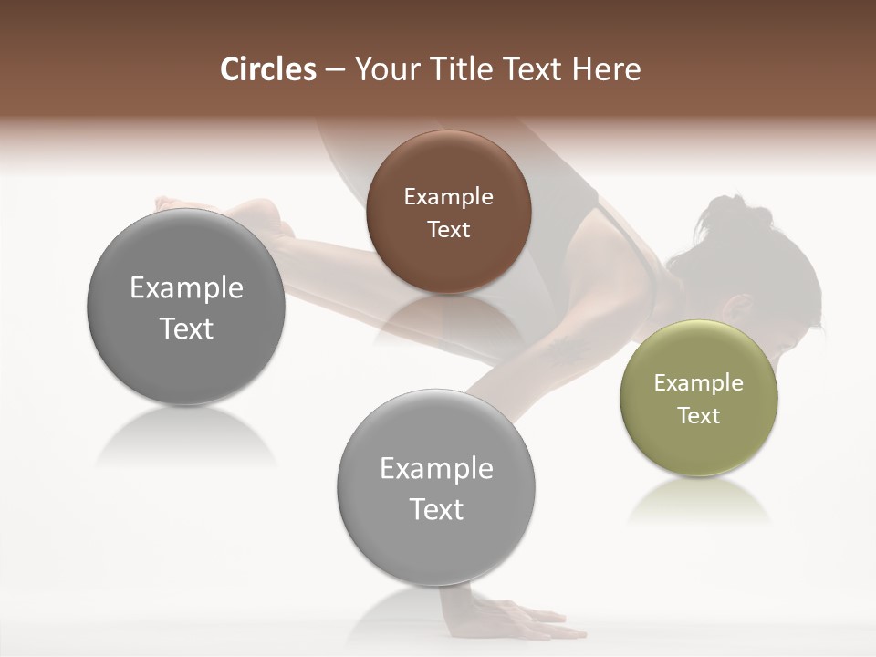 Wellbeing Stretching Serene PowerPoint Template