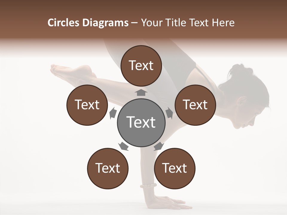 Wellbeing Stretching Serene PowerPoint Template