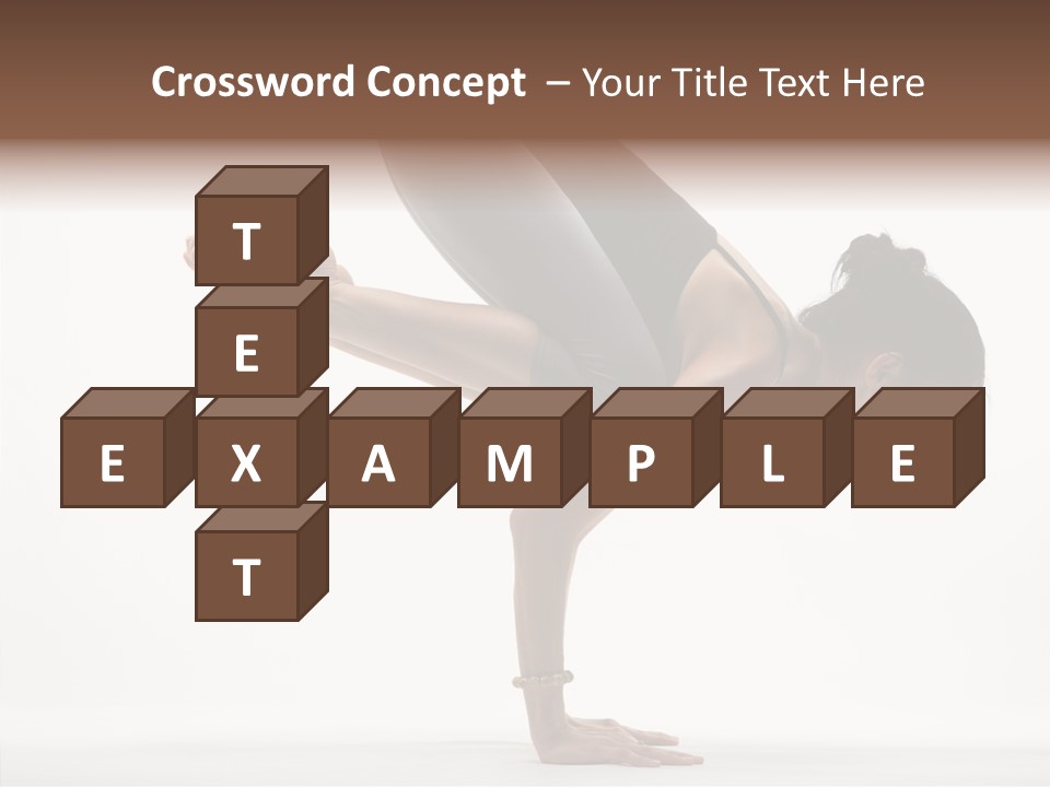 Wellbeing Stretching Serene PowerPoint Template