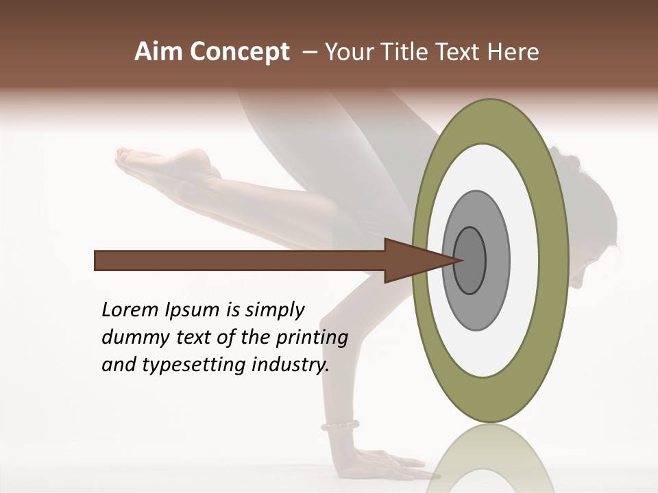 Wellbeing Stretching Serene PowerPoint Template