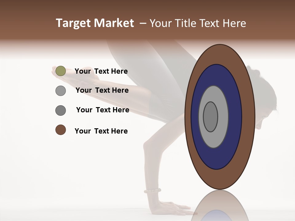 Wellbeing Stretching Serene PowerPoint Template