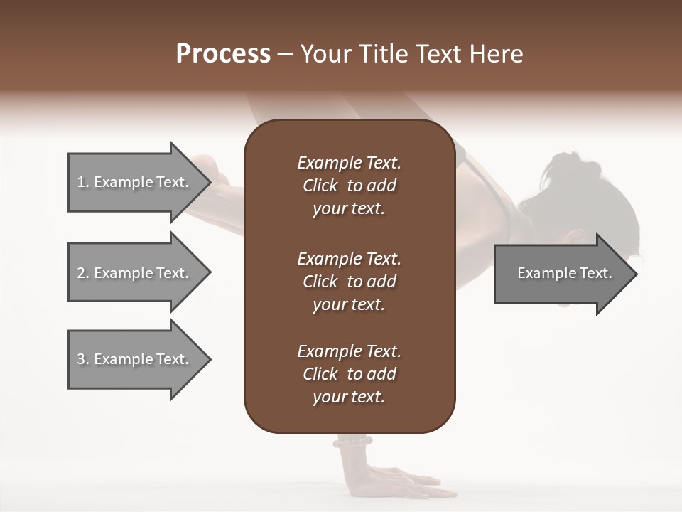 Wellbeing Stretching Serene PowerPoint Template