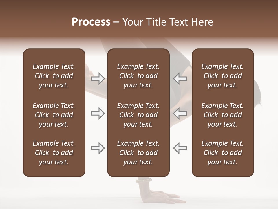 Wellbeing Stretching Serene PowerPoint Template