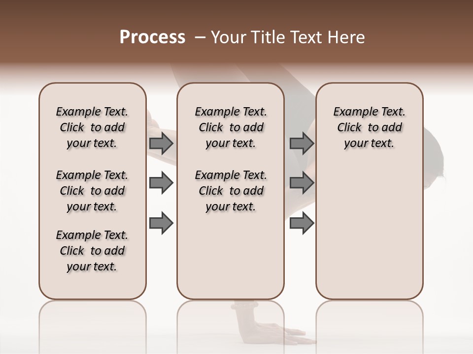 Wellbeing Stretching Serene PowerPoint Template