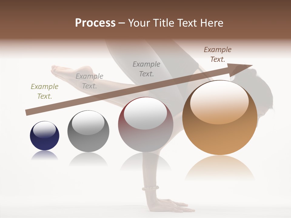 Wellbeing Stretching Serene PowerPoint Template