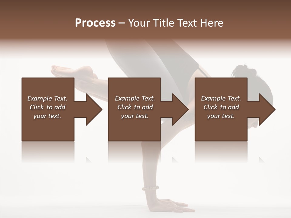 Wellbeing Stretching Serene PowerPoint Template