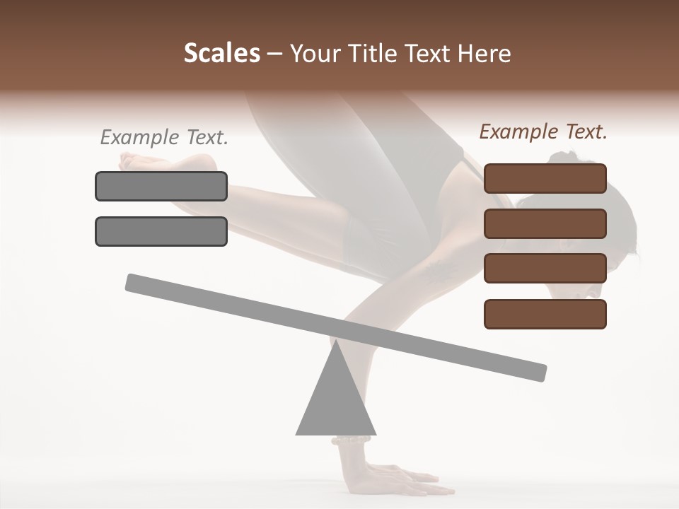 Wellbeing Stretching Serene PowerPoint Template
