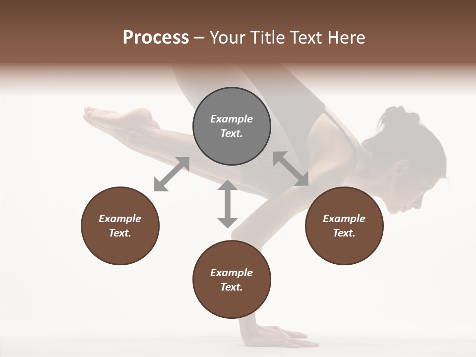 Wellbeing Stretching Serene PowerPoint Template