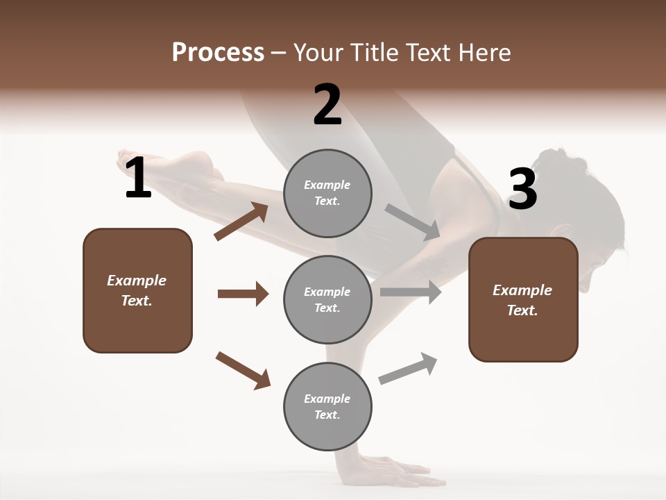 Wellbeing Stretching Serene PowerPoint Template