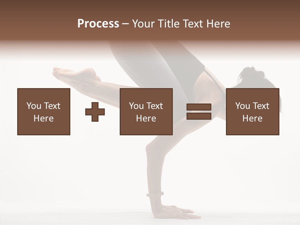Wellbeing Stretching Serene PowerPoint Template