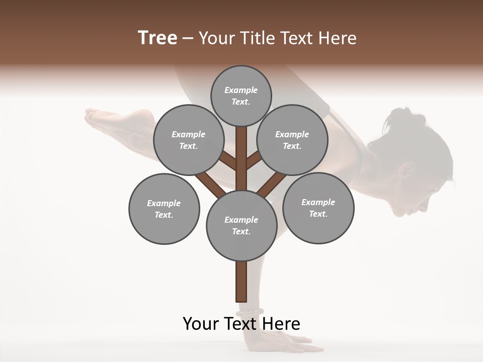 Wellbeing Stretching Serene PowerPoint Template