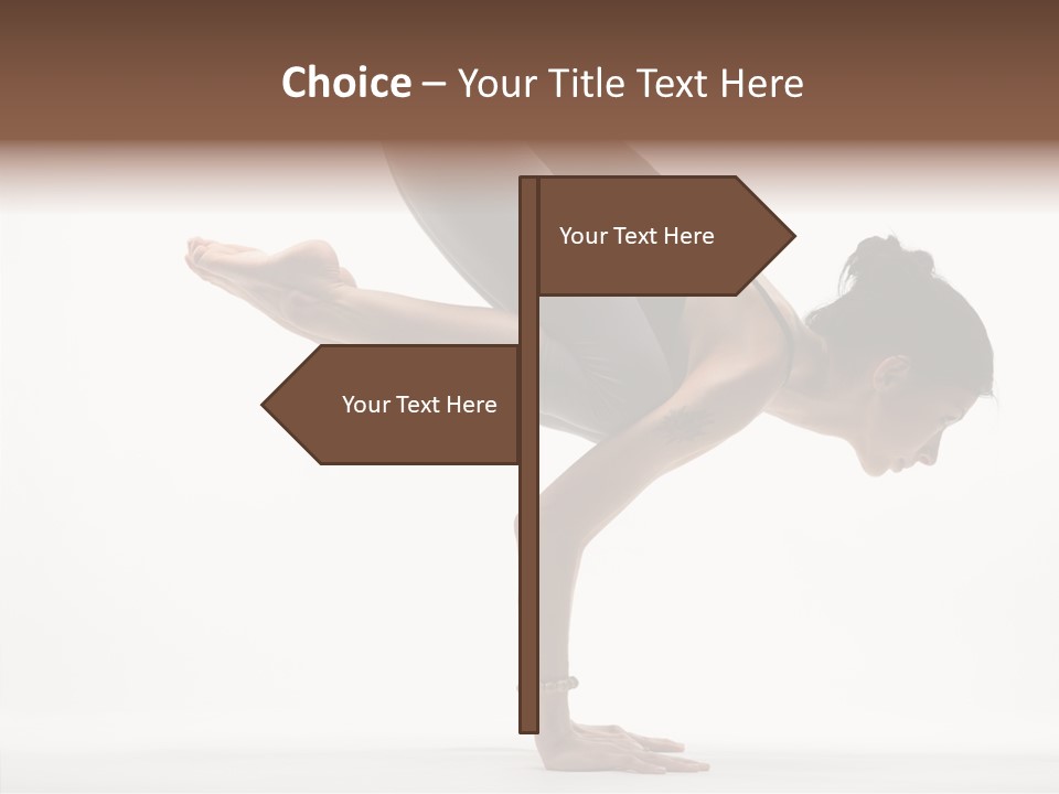 Wellbeing Stretching Serene PowerPoint Template