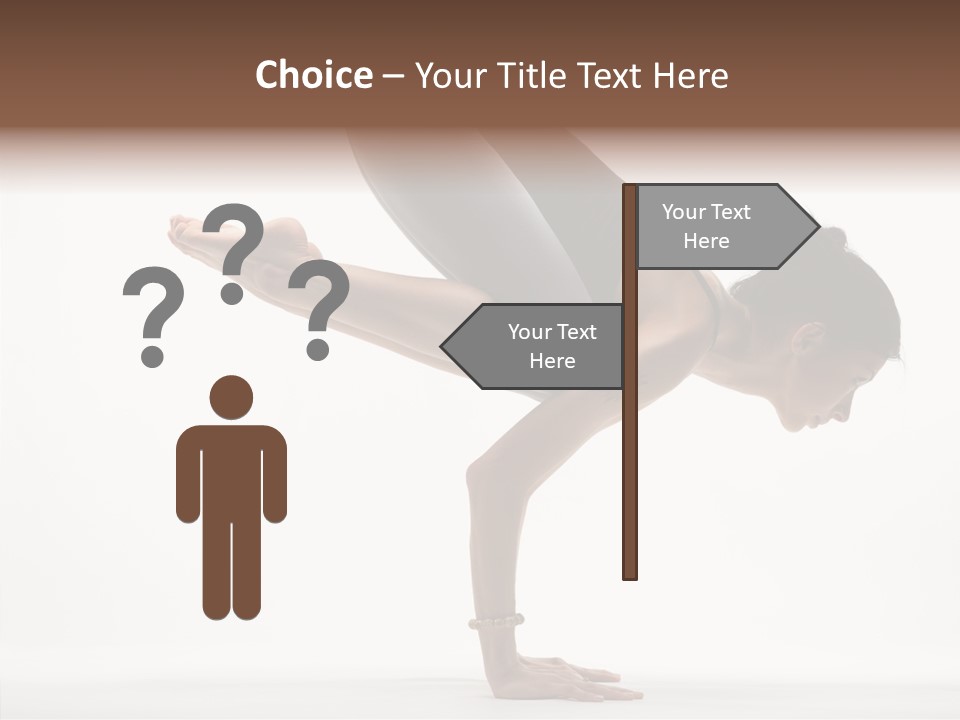 Wellbeing Stretching Serene PowerPoint Template