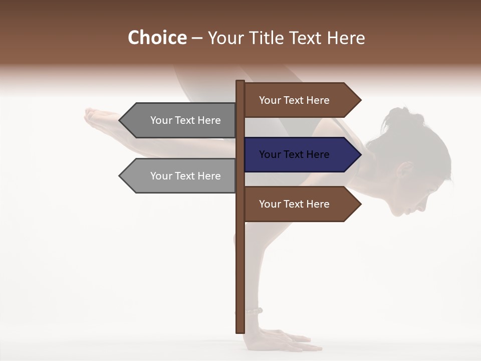Wellbeing Stretching Serene PowerPoint Template