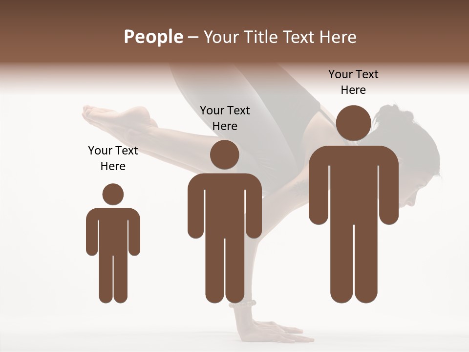 Wellbeing Stretching Serene PowerPoint Template