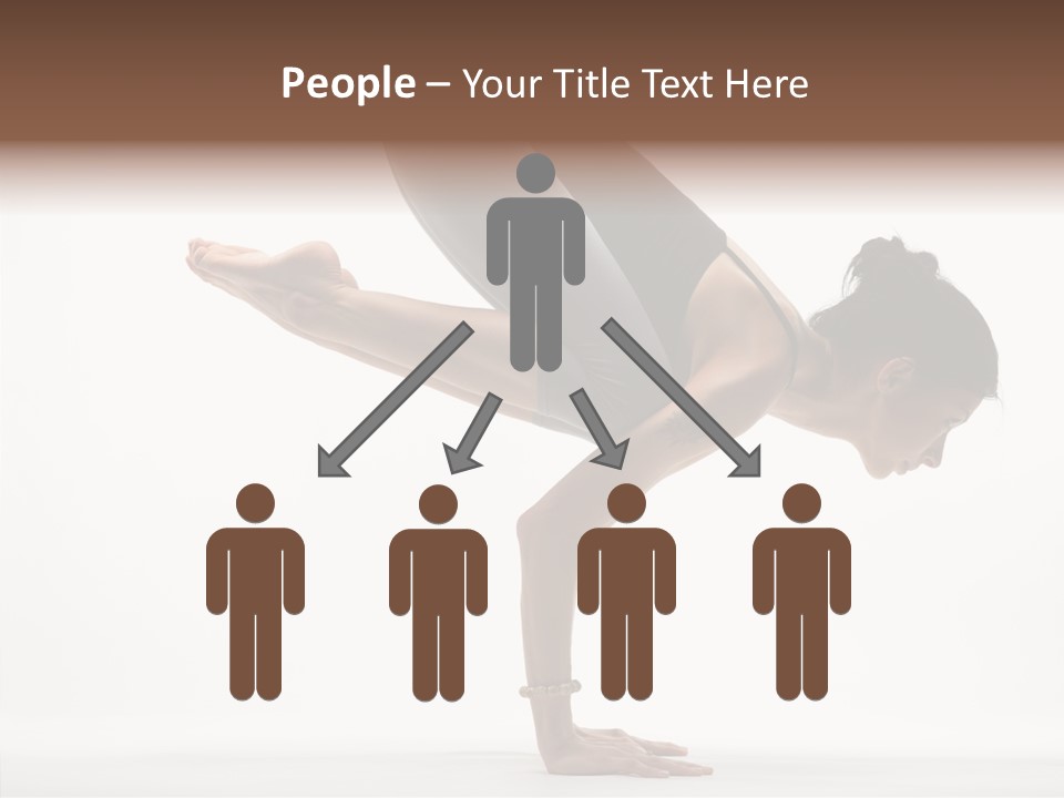 Wellbeing Stretching Serene PowerPoint Template