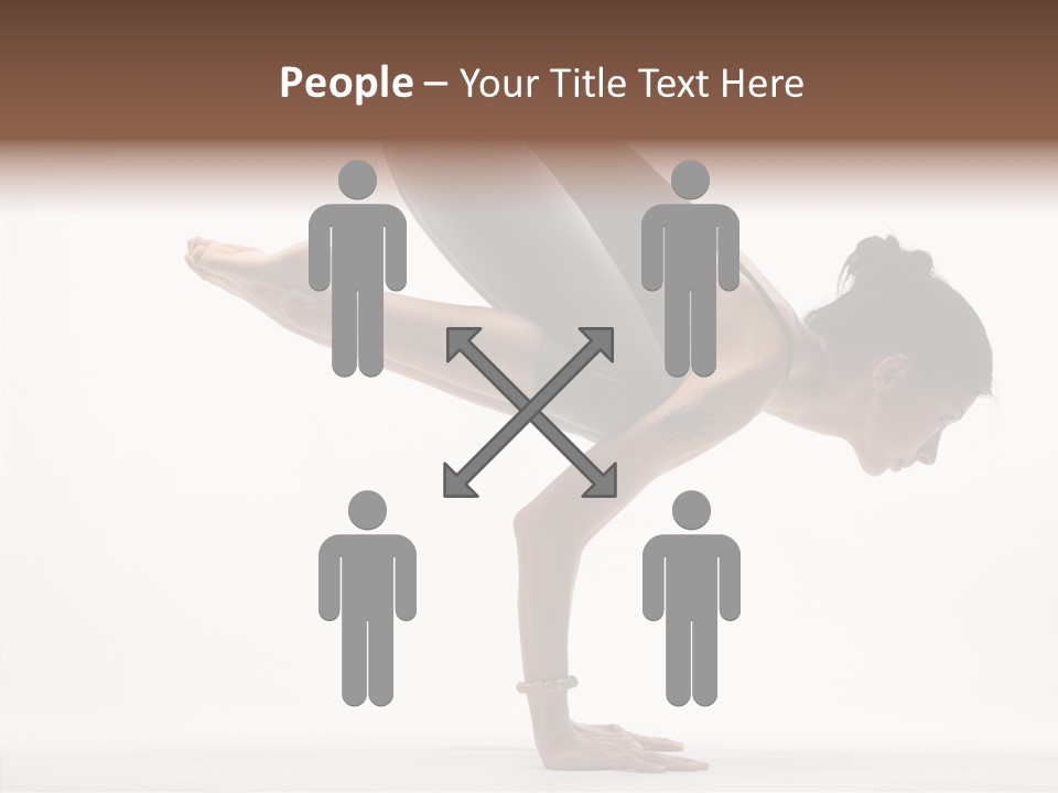 Wellbeing Stretching Serene PowerPoint Template