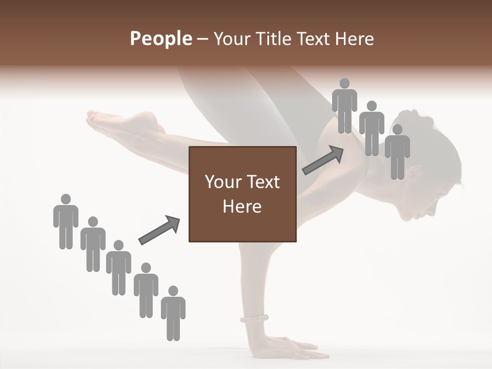 Wellbeing Stretching Serene PowerPoint Template