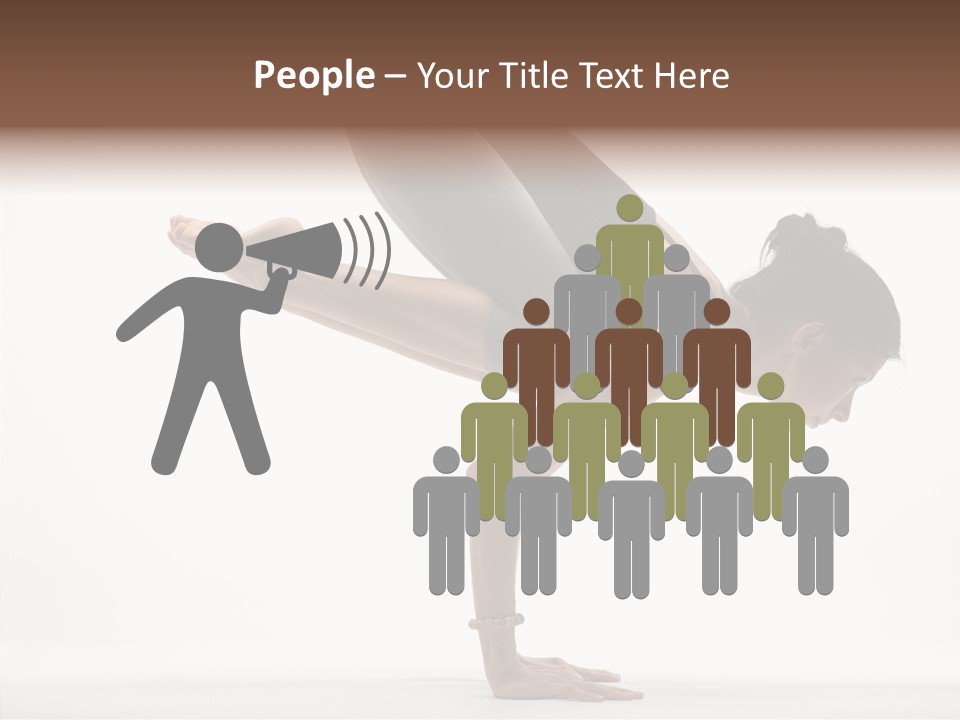 Wellbeing Stretching Serene PowerPoint Template