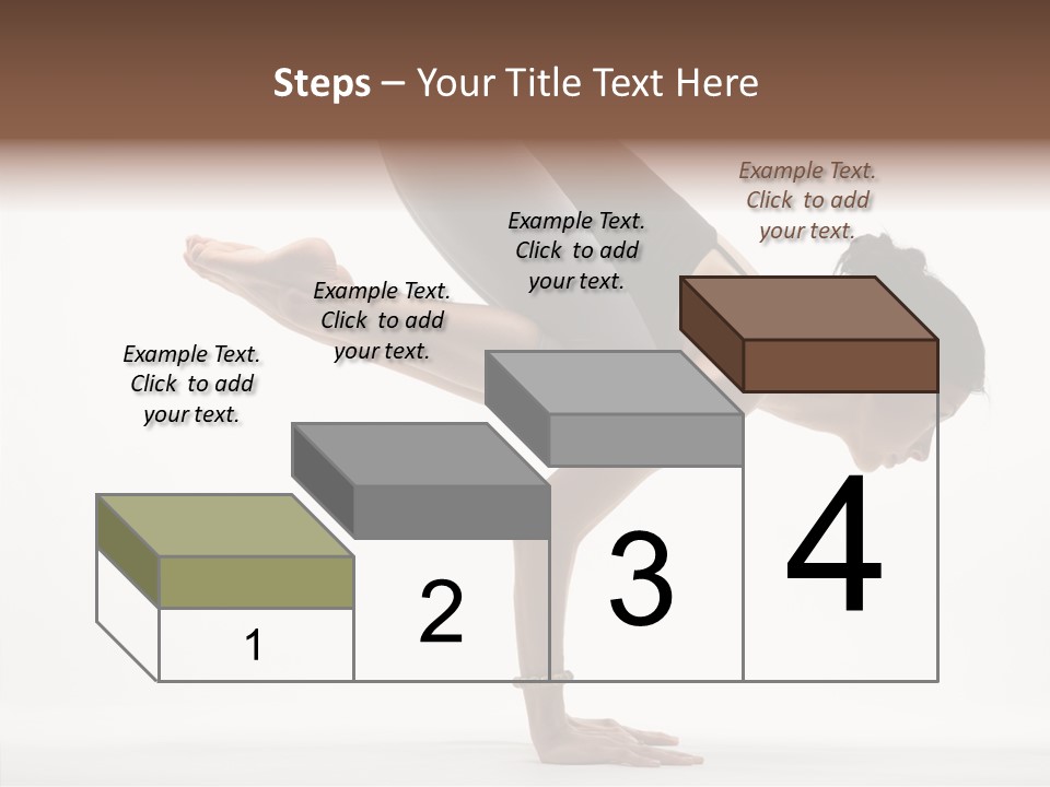 Wellbeing Stretching Serene PowerPoint Template