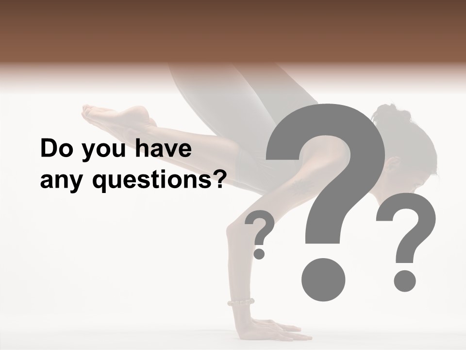 Wellbeing Stretching Serene PowerPoint Template