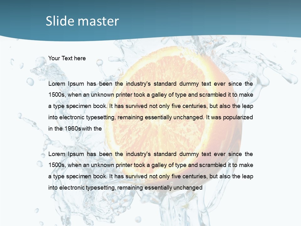 Consume Energy Health PowerPoint Template