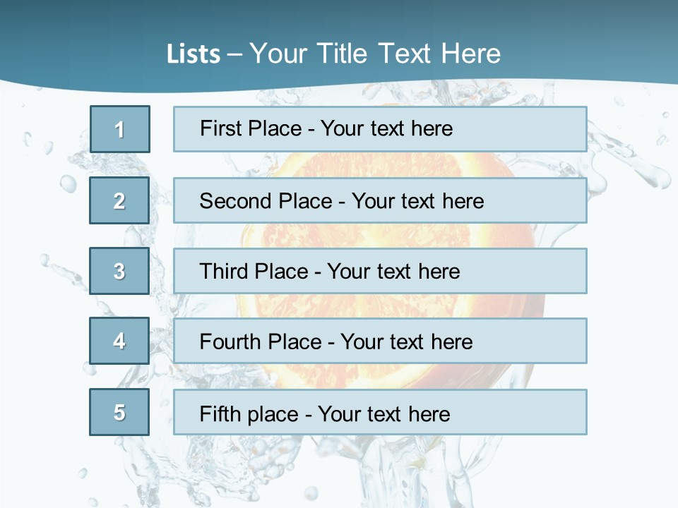 Consume Energy Health PowerPoint Template