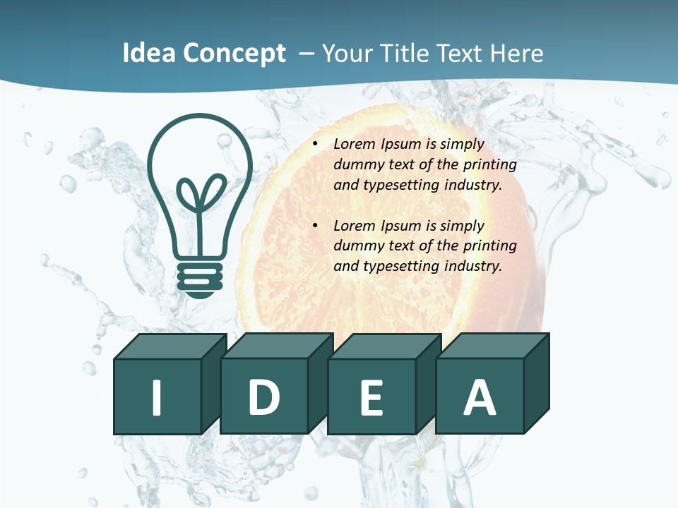 Consume Energy Health PowerPoint Template