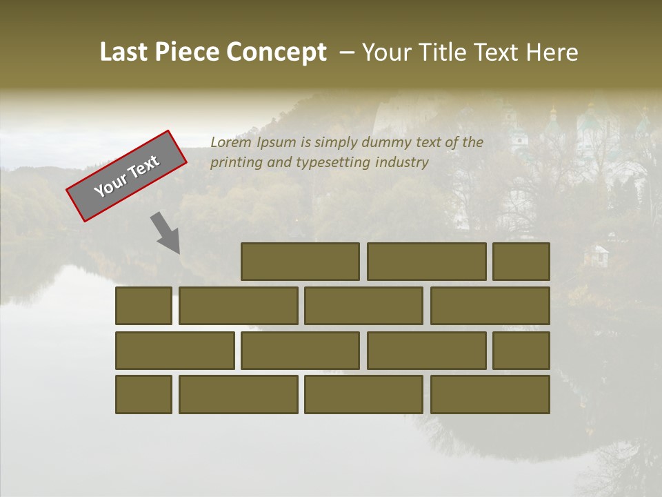 Famous Cathedral Brick PowerPoint Template