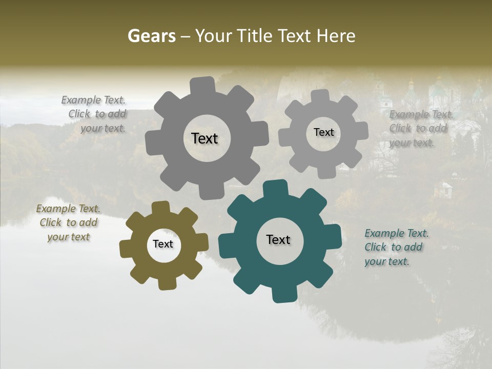 Famous Cathedral Brick PowerPoint Template