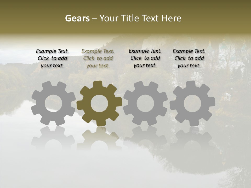 Famous Cathedral Brick PowerPoint Template