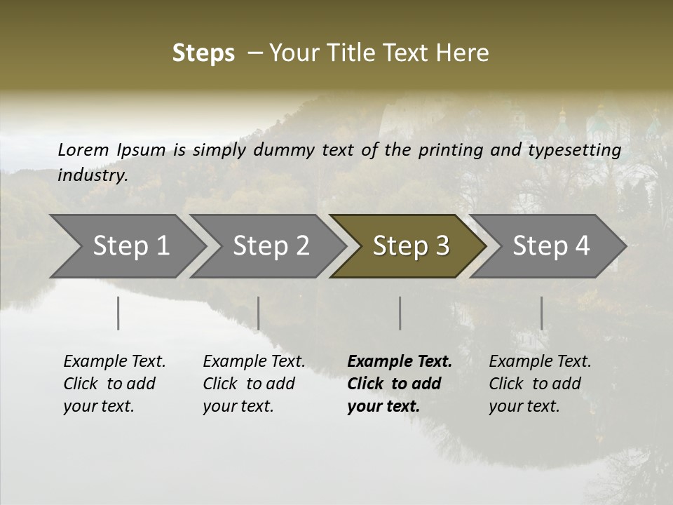 Famous Cathedral Brick PowerPoint Template