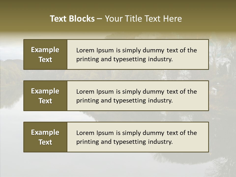 Famous Cathedral Brick PowerPoint Template