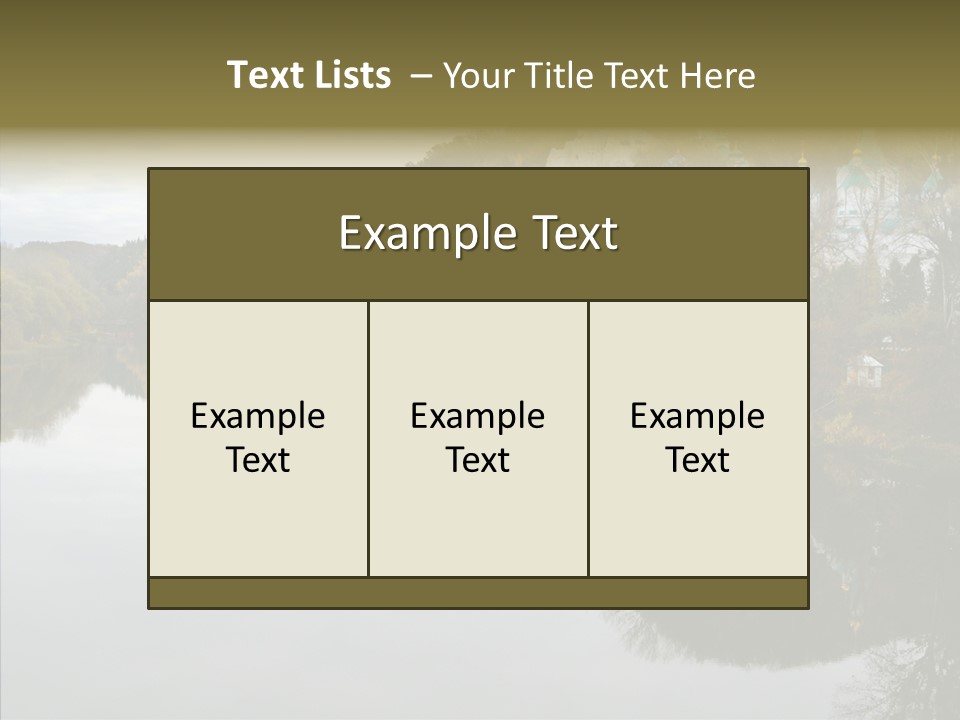 Famous Cathedral Brick PowerPoint Template