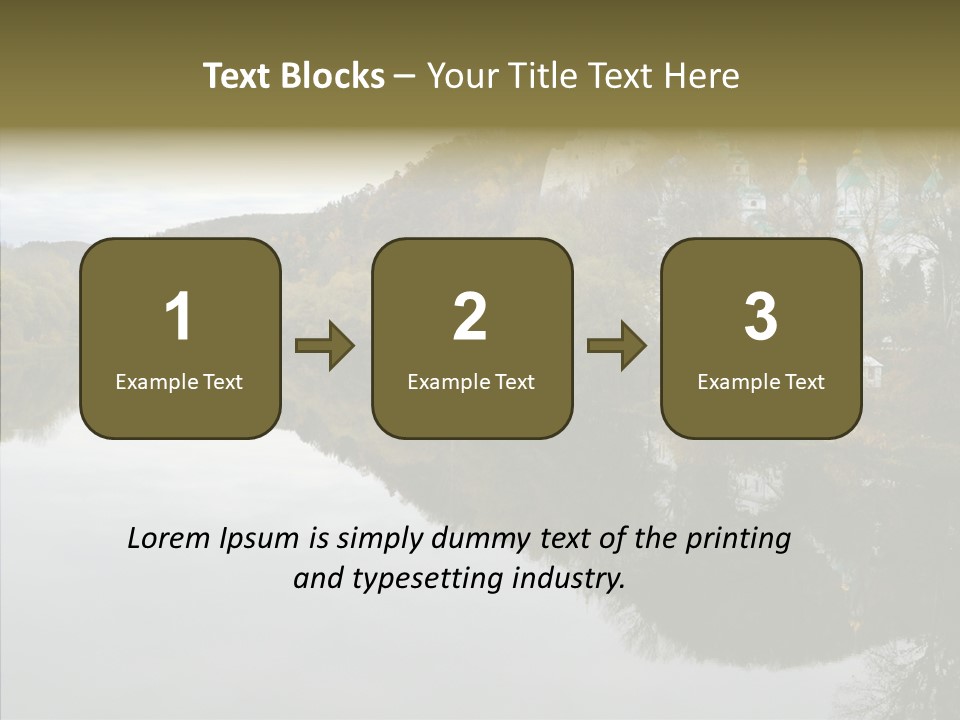 Famous Cathedral Brick PowerPoint Template