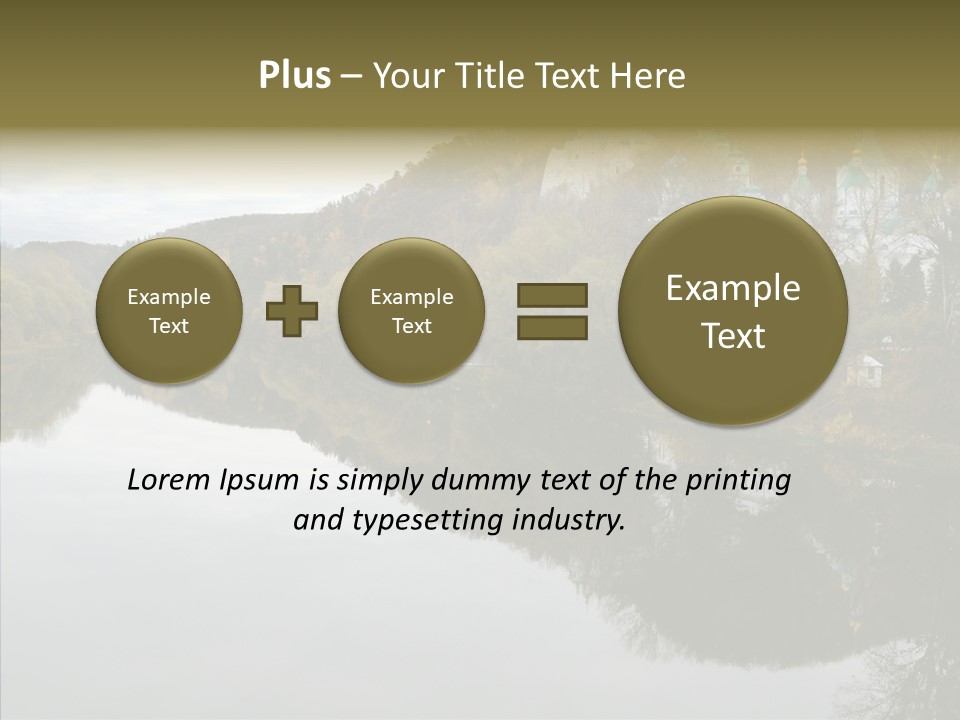 Famous Cathedral Brick PowerPoint Template