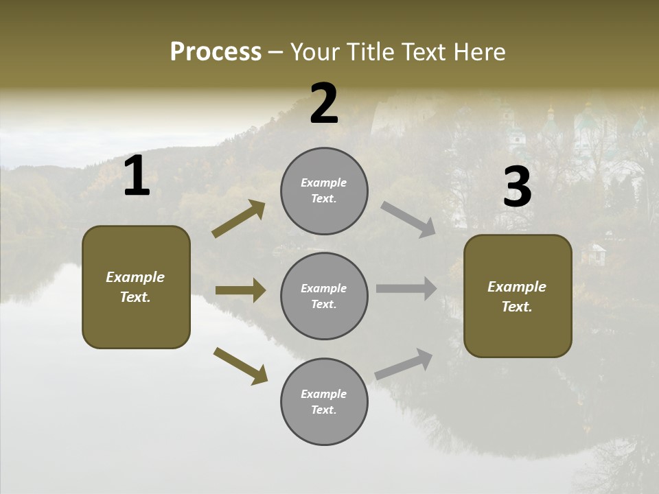 Famous Cathedral Brick PowerPoint Template