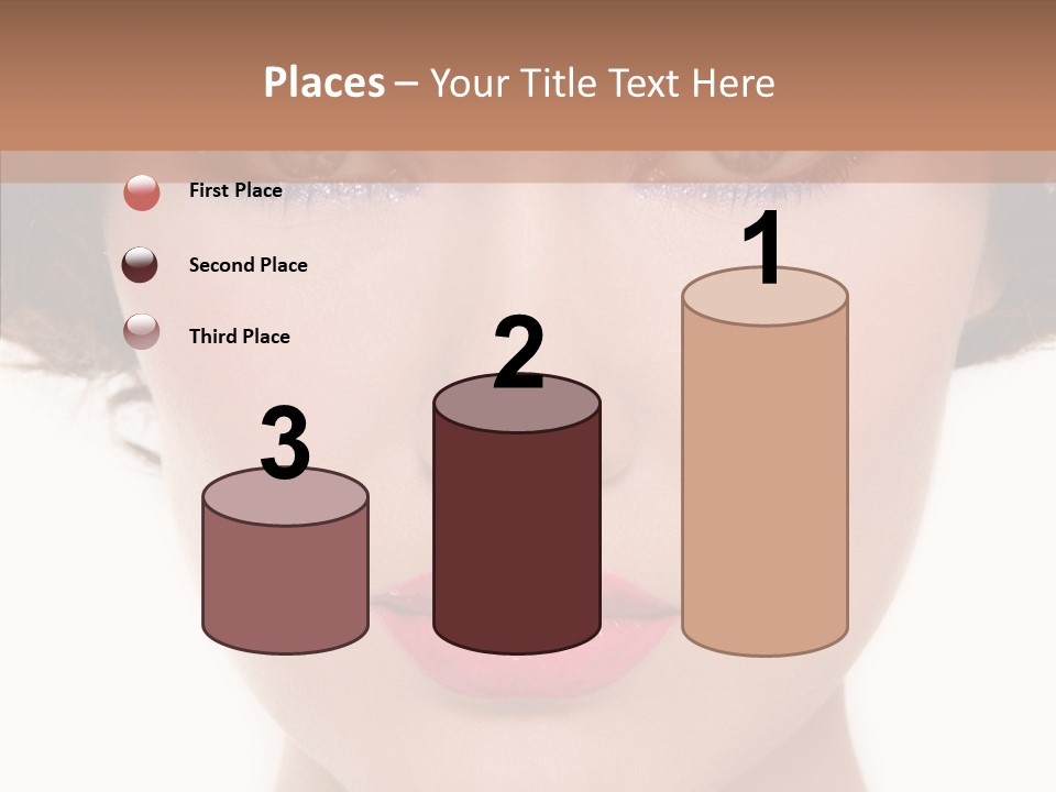 Pretty Beauty Woman PowerPoint Template