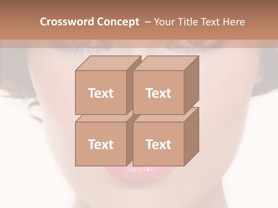 Pretty Beauty Woman PowerPoint Template