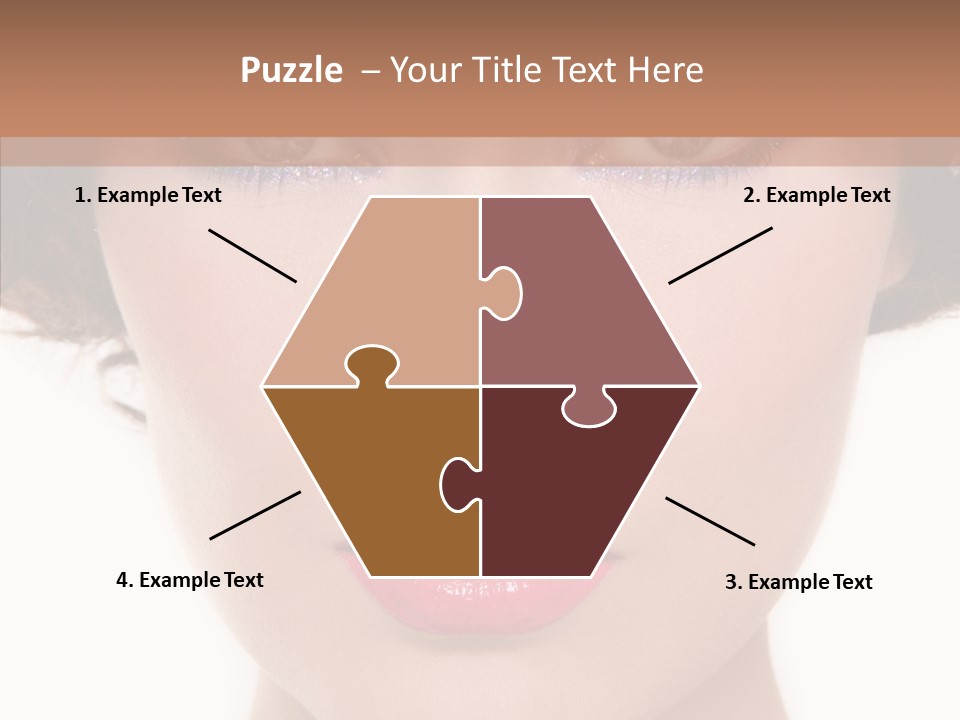 Pretty Beauty Woman PowerPoint Template