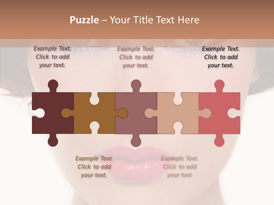 Pretty Beauty Woman PowerPoint Template