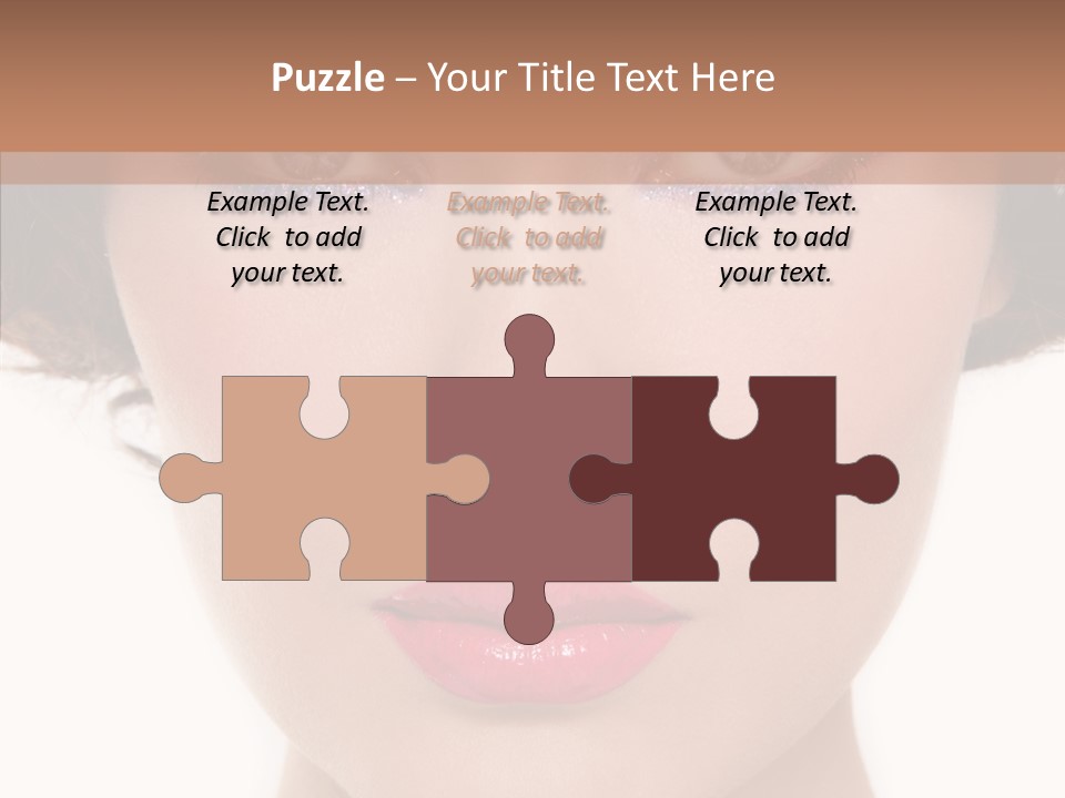 Pretty Beauty Woman PowerPoint Template